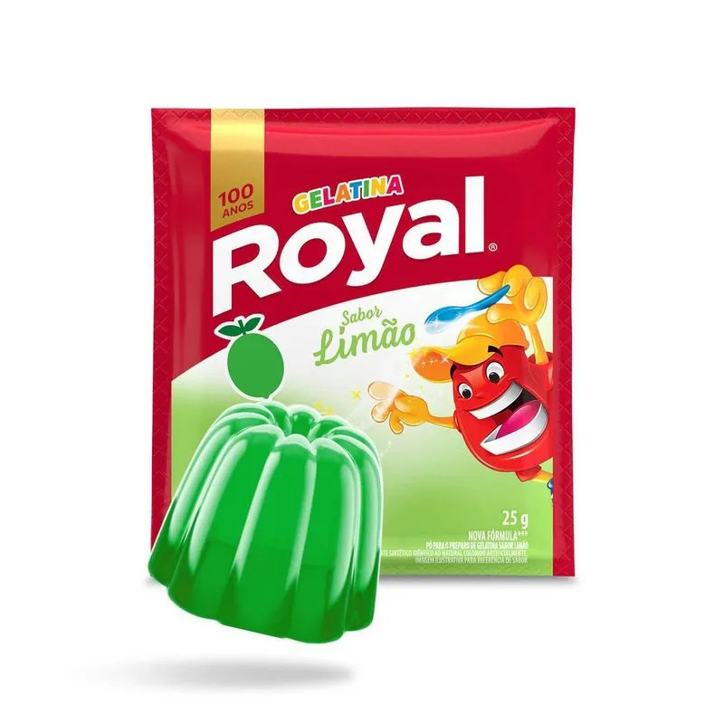 Gelatina Royal Limao 25g