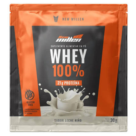 Whey 100% Leche Nino 30g Sh New Millen 