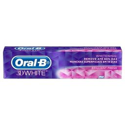 Creme Dental Oral-B 3d White Brilliant Fresh Embalagem 70g