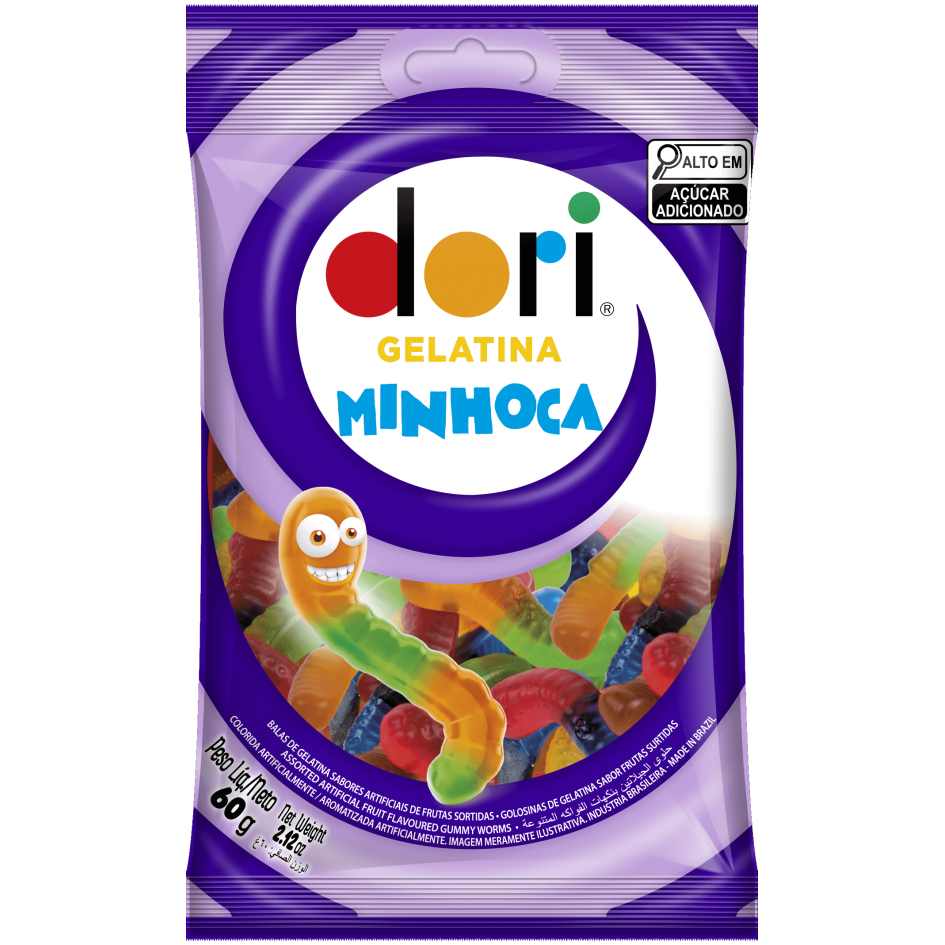 GELATINAS DORI MINHOCA 60G