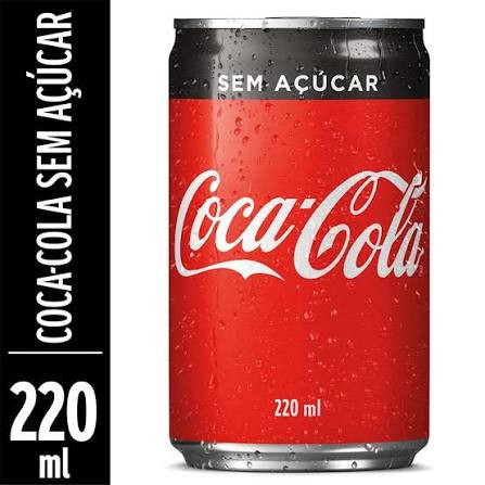 REFRIGERANTE COCA COLA ZERO 220ML