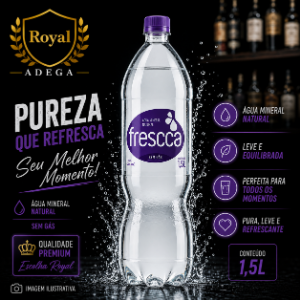 AGUA FRESCA SEM GAS 1,5 L
