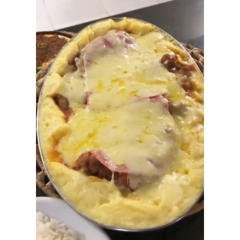 (Cód.  120) Filé à parmegiana p/ 2