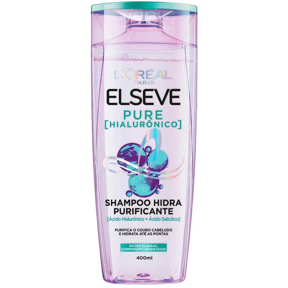 SHAMPOO ELSEVE PURE HIALURONICO 400ML