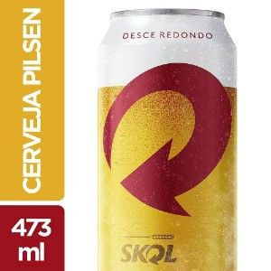 CERVEJA SKOL PILSEN LATÃO 473ML