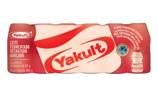 Leite Fermentado Yakult 480g 6un