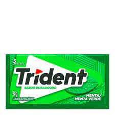 CHICLETE  TRIDENT MENTA 8G