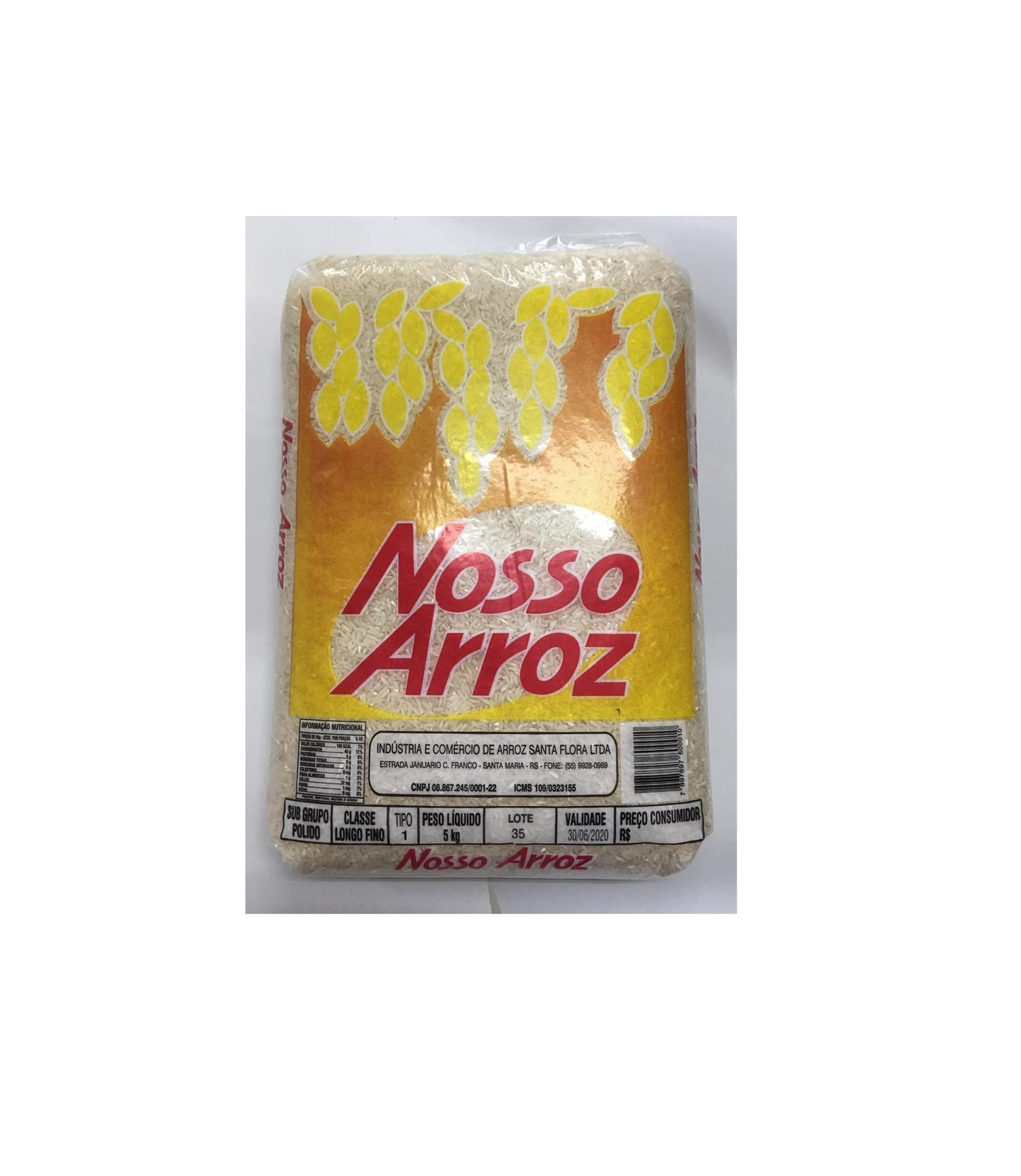 Arroz Nosso Arroz 5kg