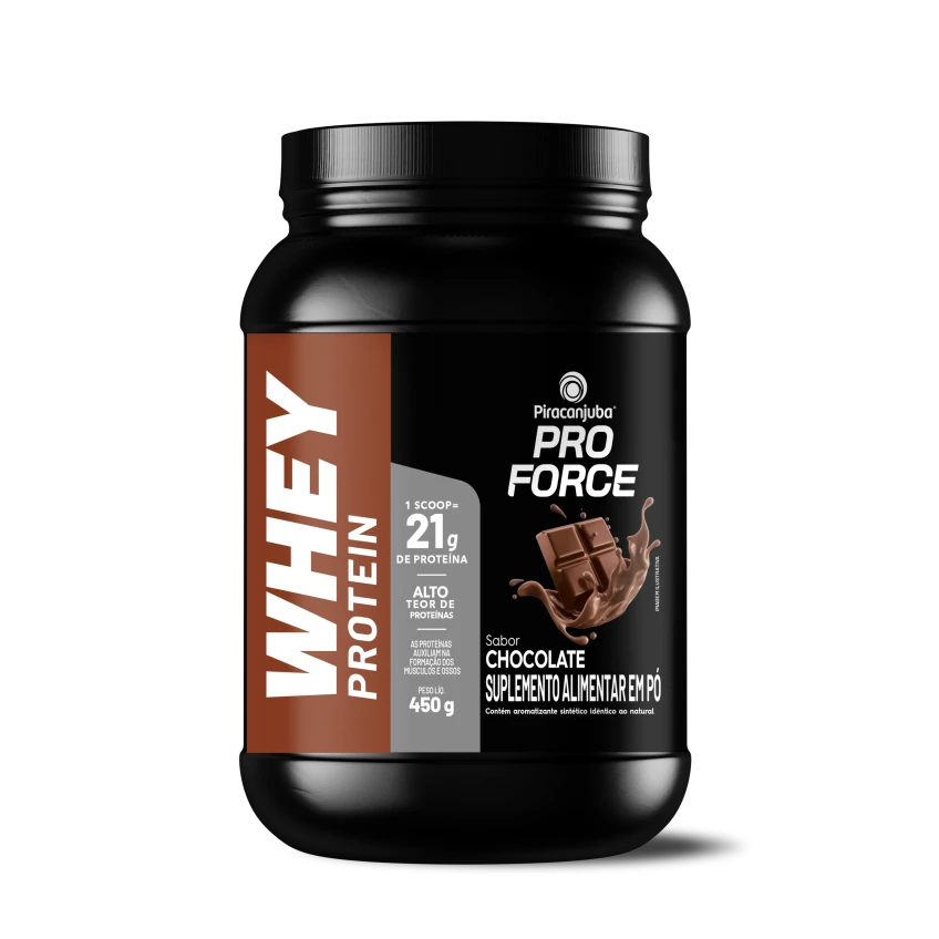 WHEY PROTEIN PIRACANJUBA CHOCOLATE 21G PT450G**