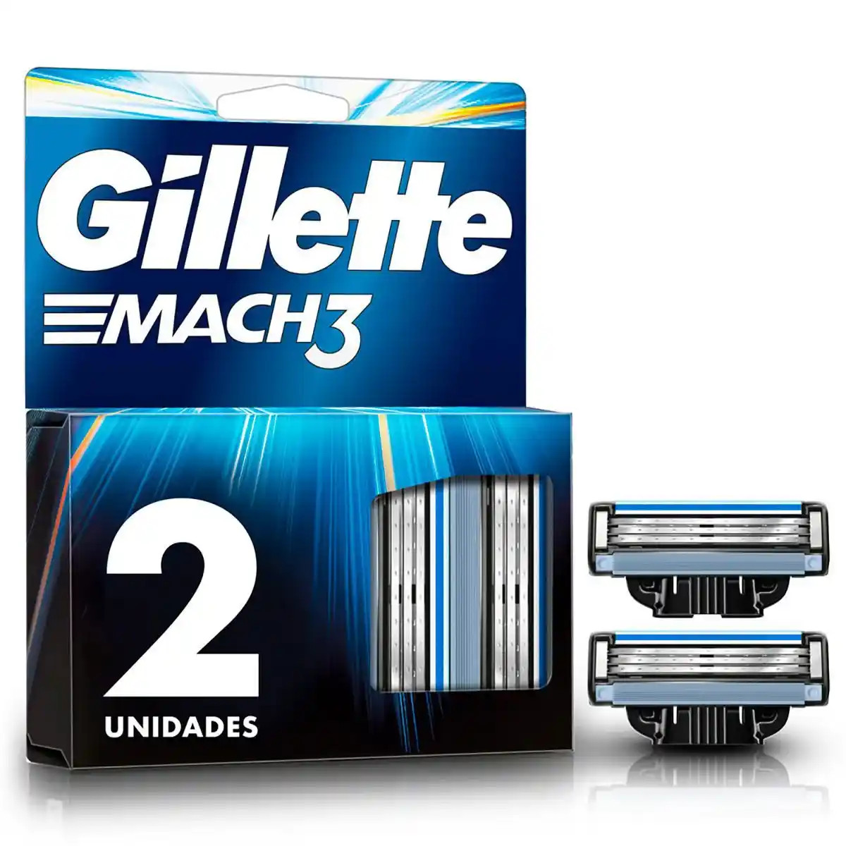 GILLETTE CARGA MACH3 C/2UN**