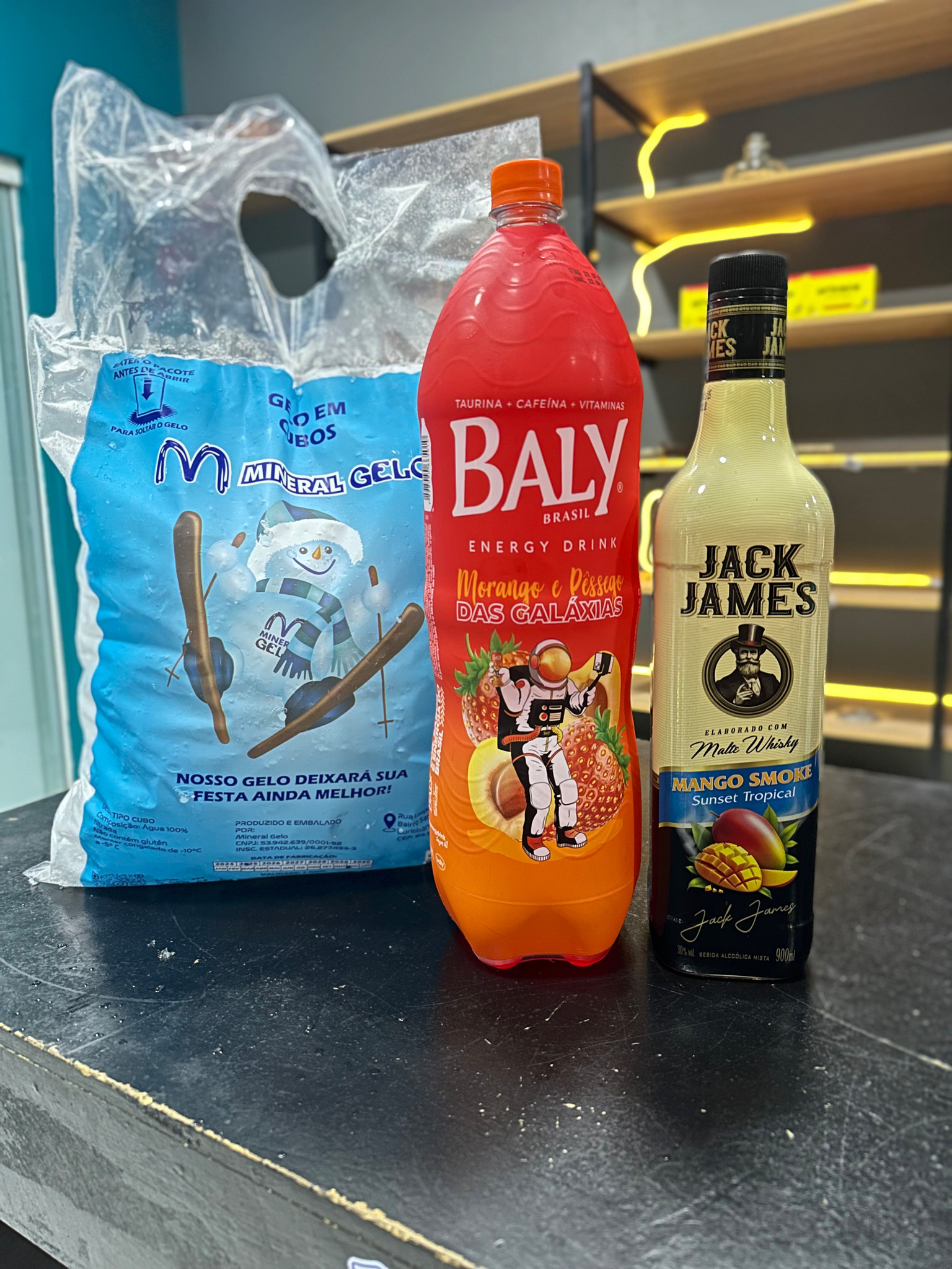 Jack James Mango Smoke + Baly 2L + Gelo 3kg