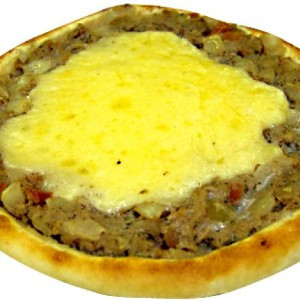 ESFIHA CARNE COM QUEIJO