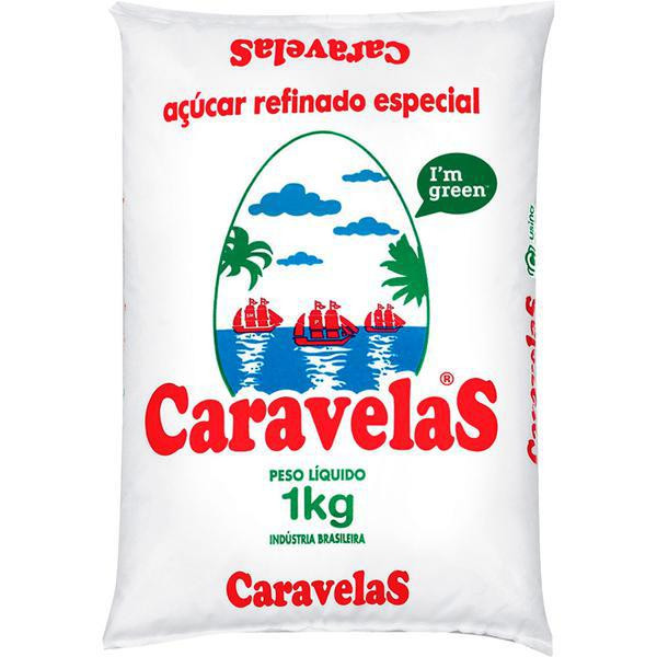 Acucar Refinado (Caravelas) 1kg