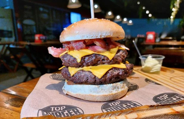 Burguer artesanal duplo