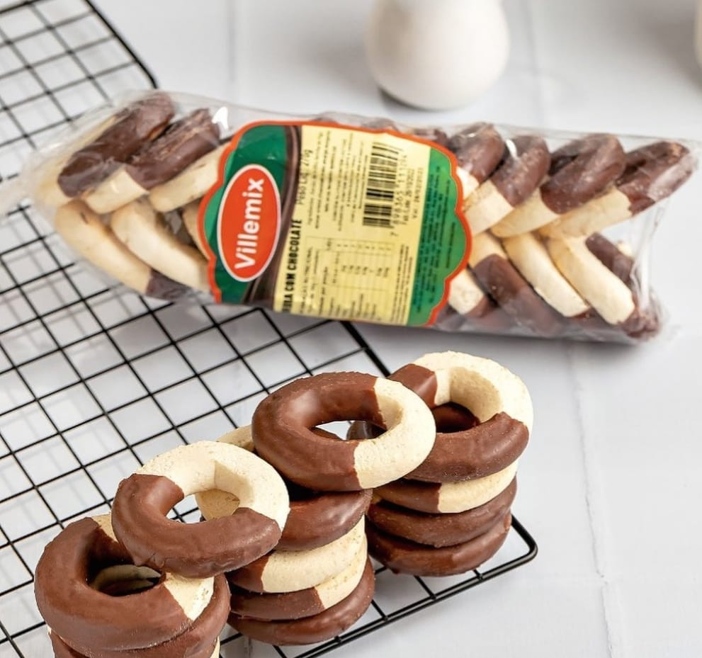 BISCOITO QUEBRA C/ CHOCOLATE 270G VILLEMIX