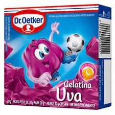 Gelatina Oetker uva 20g