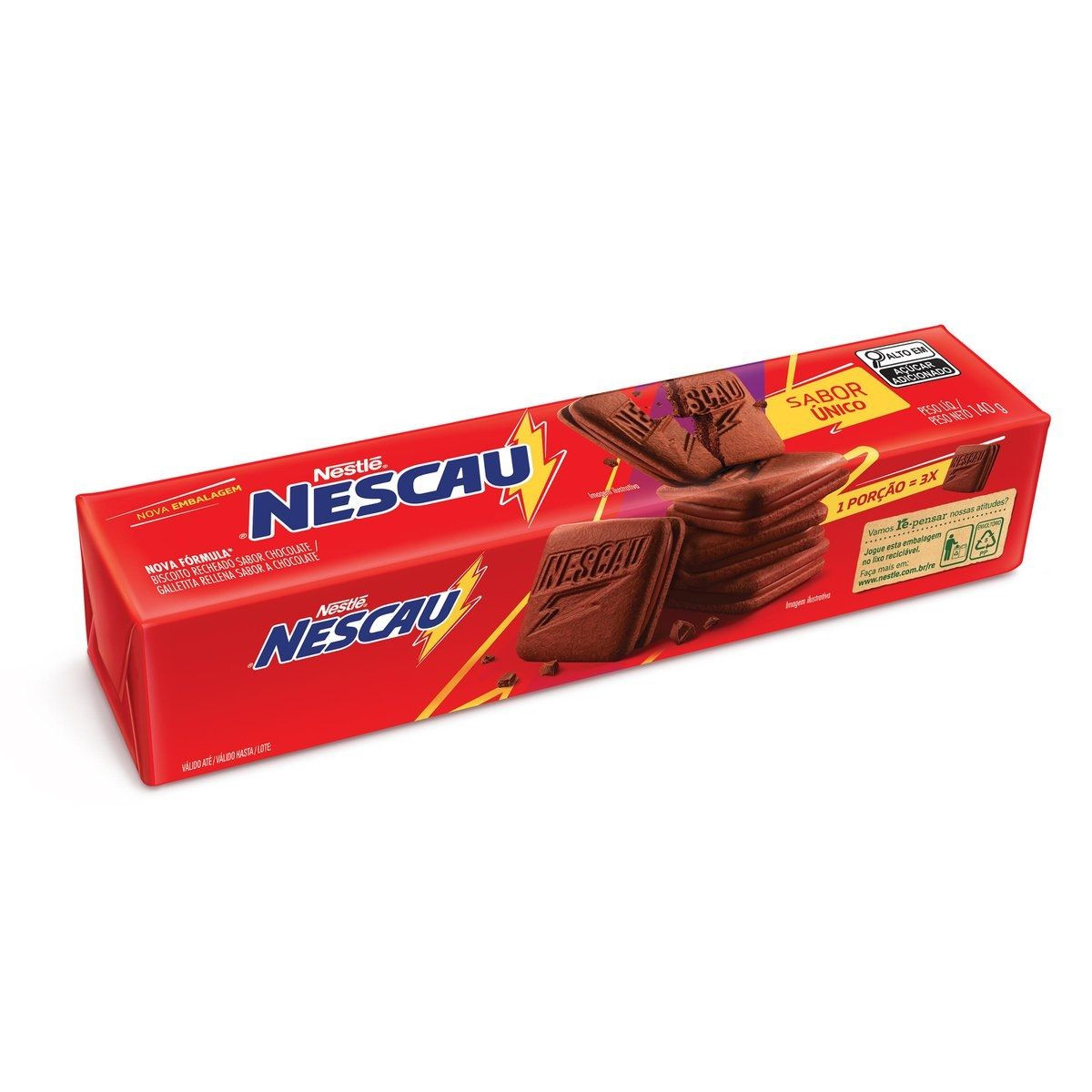BISC RECHEADO NESCAU NESTLE 140G