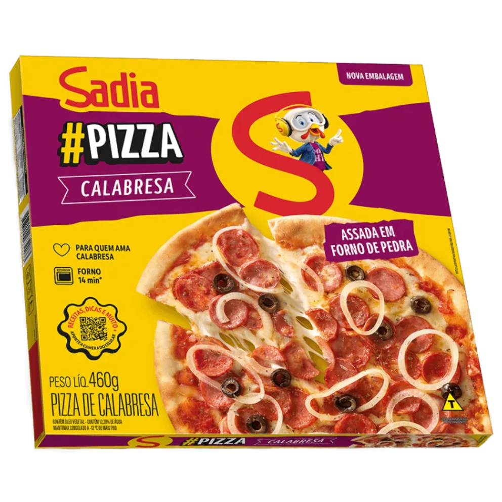 PIZZA SADIA CALABRESA 460G
