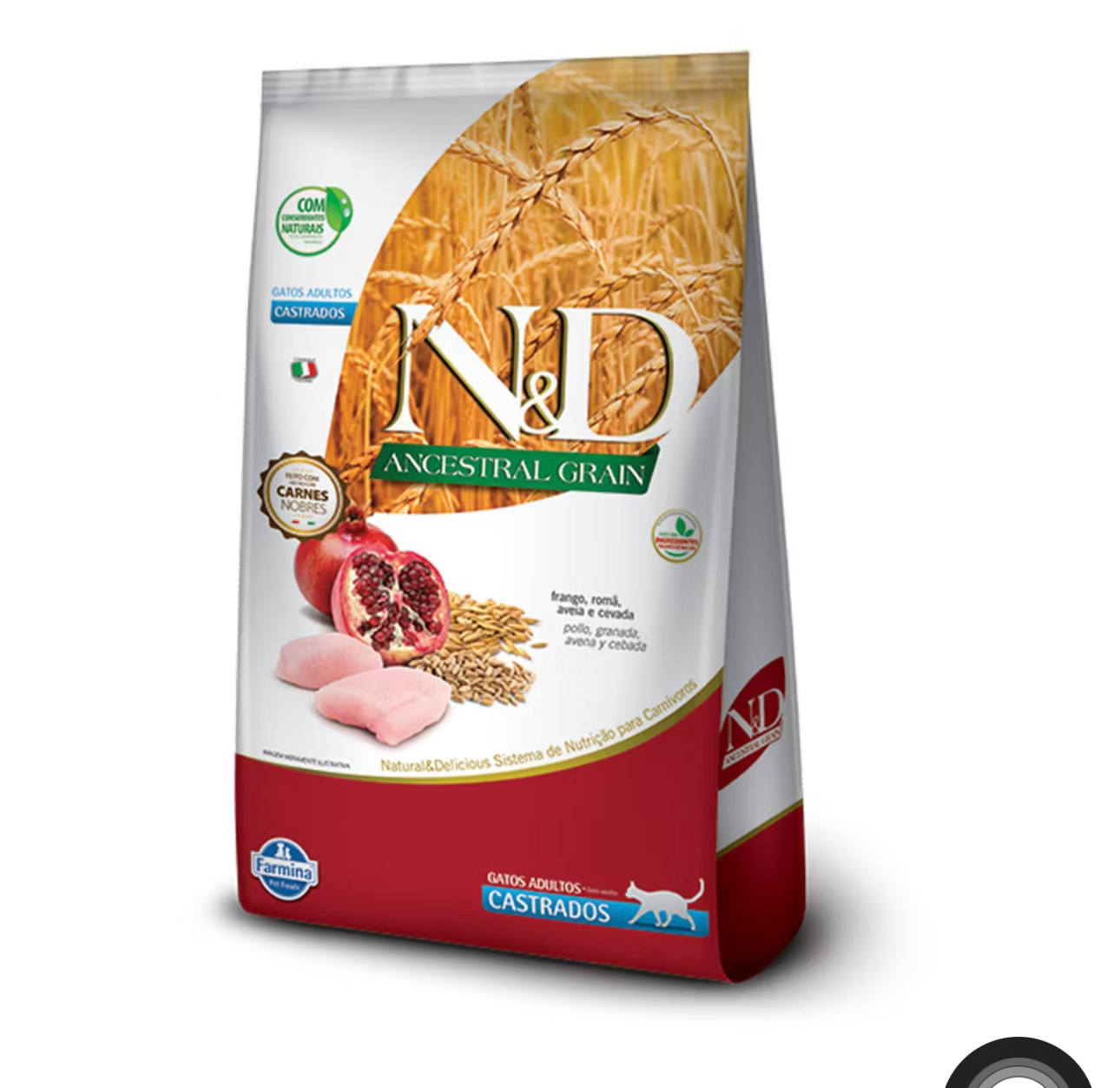 ND Ancestral Gatos Castrados Frango 7,5kg