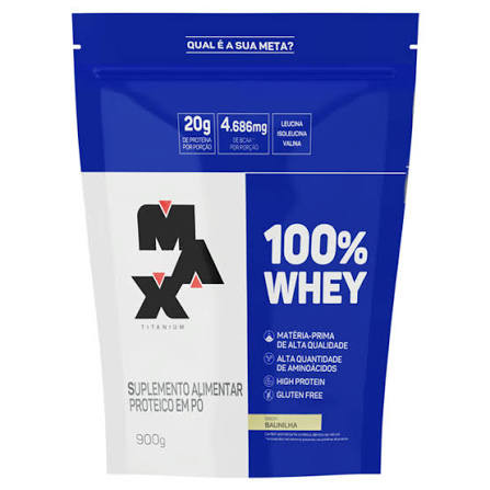 Whey 100  Conc Max T Baunilha Sc 900g