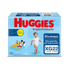 FRALDA HUGGIES JUMBO G C/22 UN