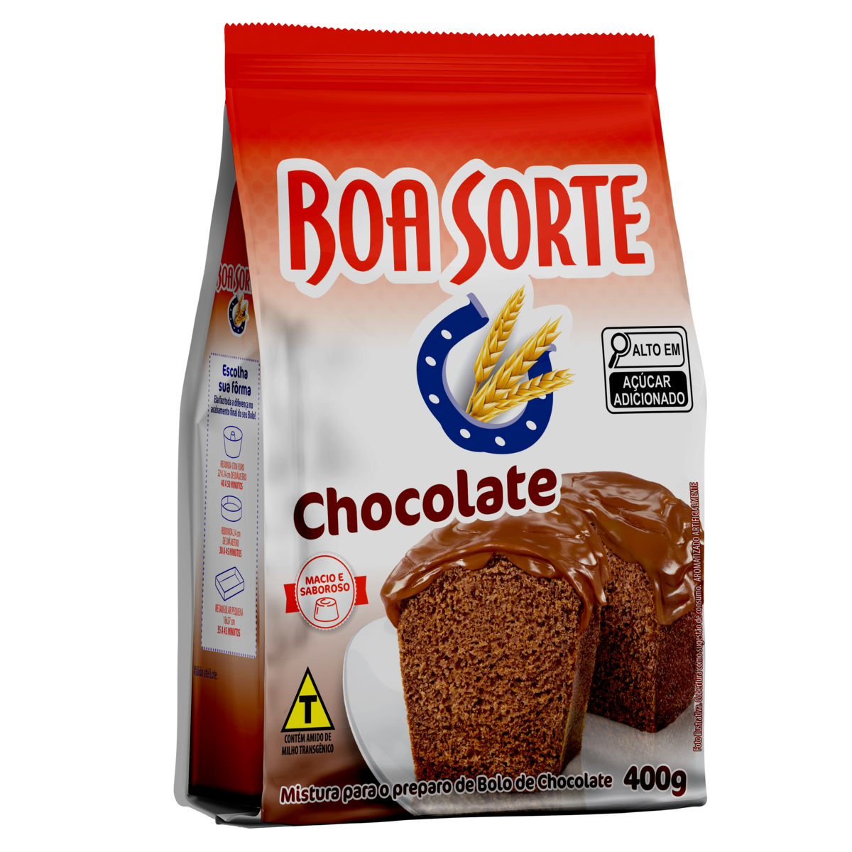 Mistura P/Bolo Boa Sorte Chocolate 400g