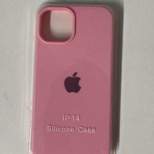CAPA PINK IPHONE 14 SILICONE CASE