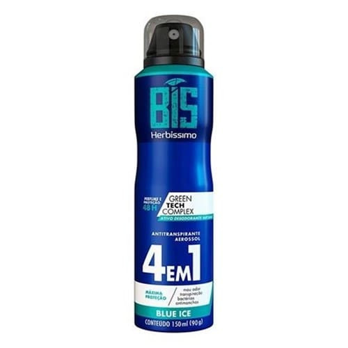 Desodorante Masculino Bis Herbissimo Blue Ice Aerosol 150ml