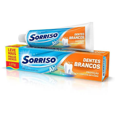 Creme dental sorriso 120g proteção anticarie 