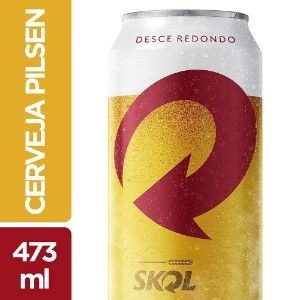 CERVEJA SKOL PILSEN LATÃO 473ML