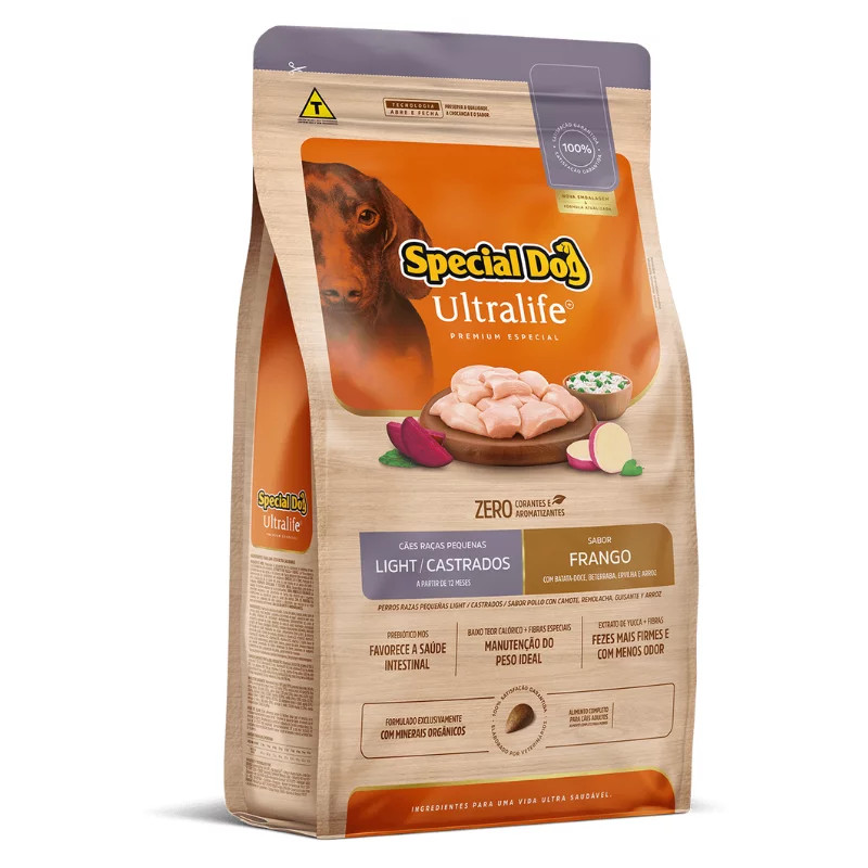 Special Dog Ultralife Frango Light/Castrado 3kg