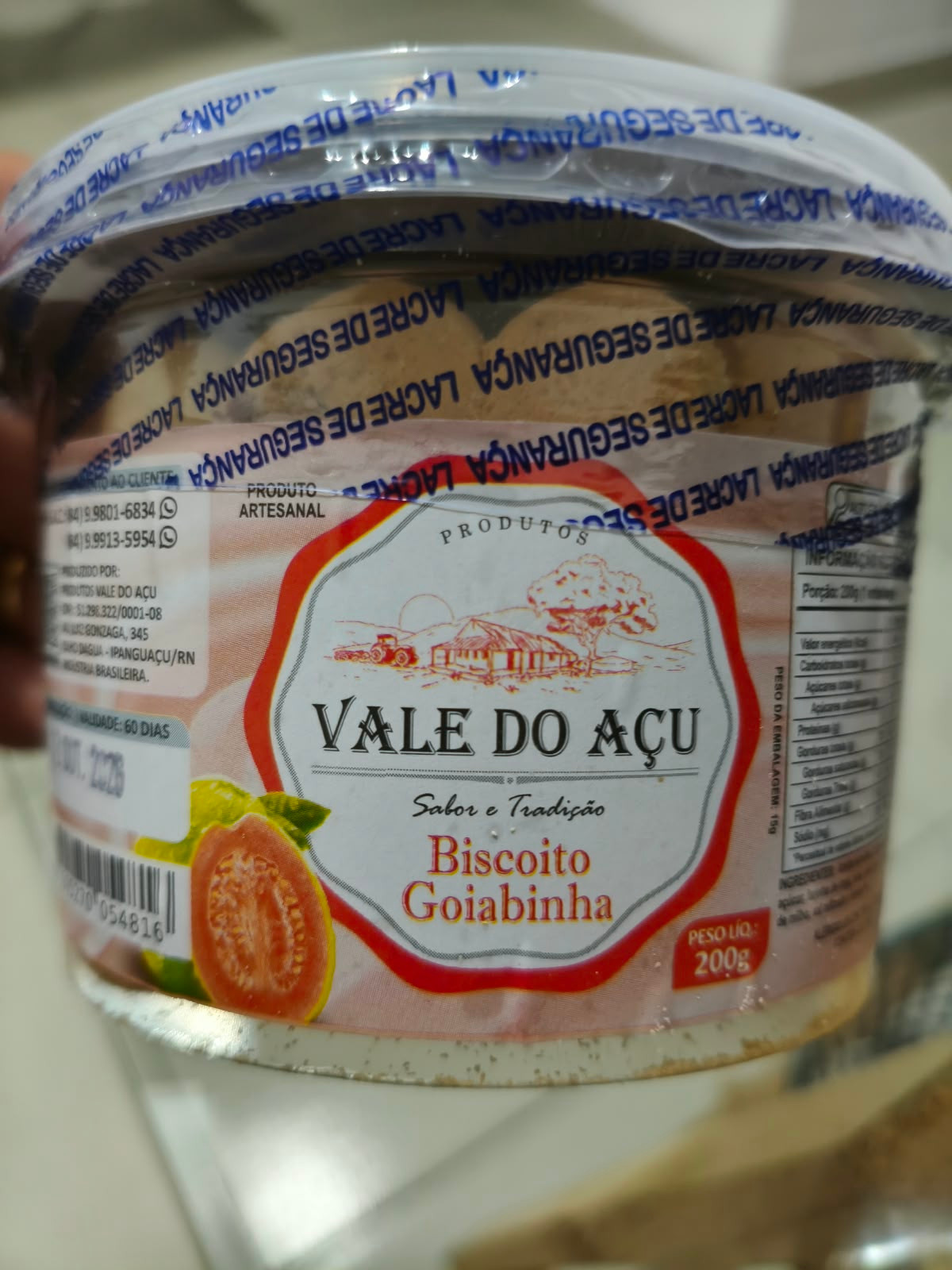BISCOITO GOIABINHA 200GM VALE DO AÇU (Cópia)