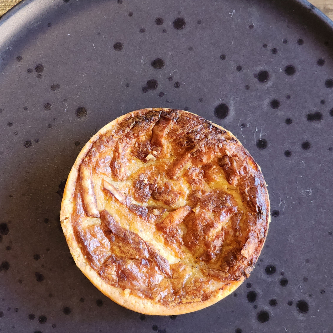 Quiche de bacon com parmesão