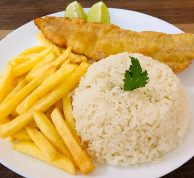 Marmitex de Filé de Tilapia Milanesa M