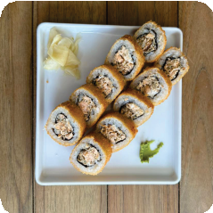 Uramaki Hot Pate de Salmao