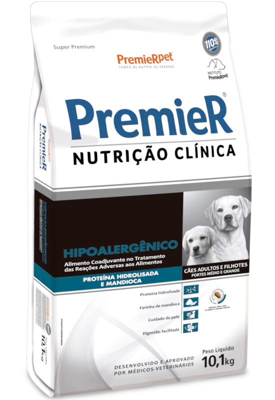 PremieR Clínica 10,1 kg Hipoalergênico Proteína Porte Med