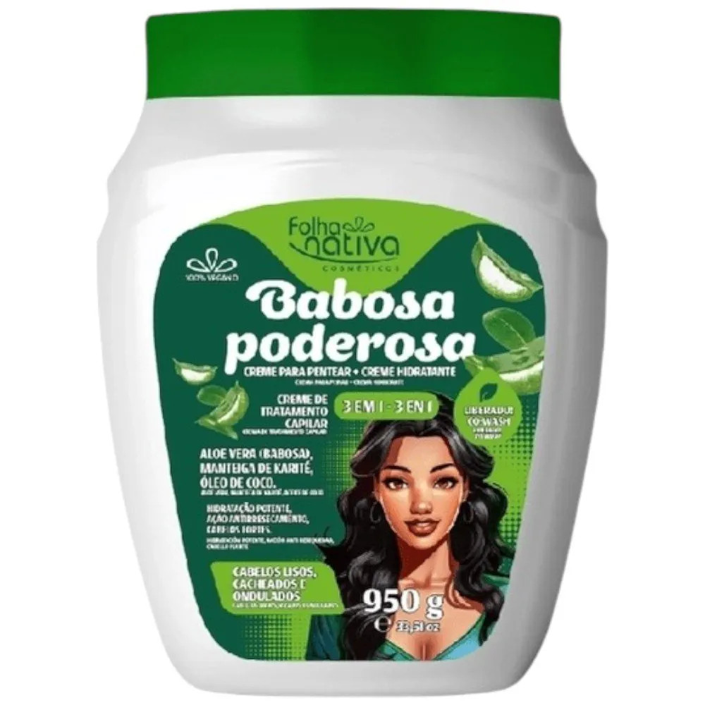 CREME TRATAMENTO FOLHA NATIVA BABOSA 950G