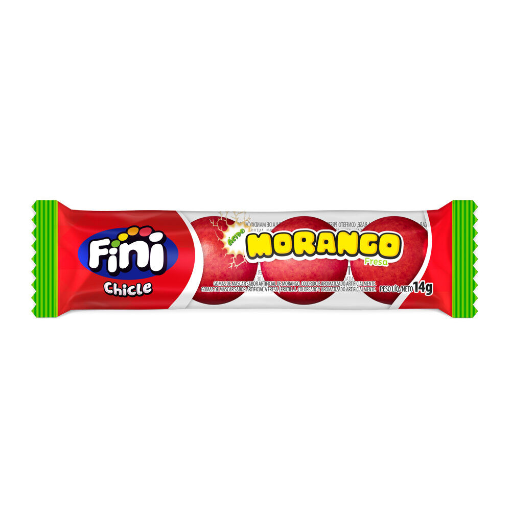 CHICLE FINI MORANGO AZEDINHO 14G