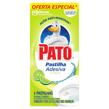 PASTILHA SANITARIA PATO CITRUS C/3UN