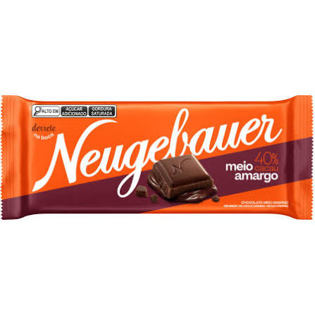 Choc Barra Neugebauer  Meio amargo 80g