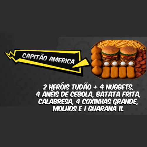 COMBO CAPITAO AMERICA