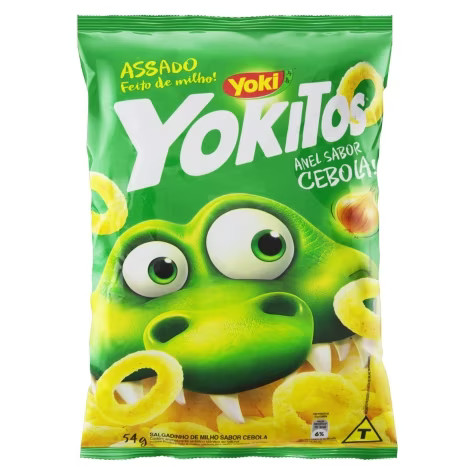 SALGADINHO DE MILHO YOKITOS CEBOLA ANEL 54G