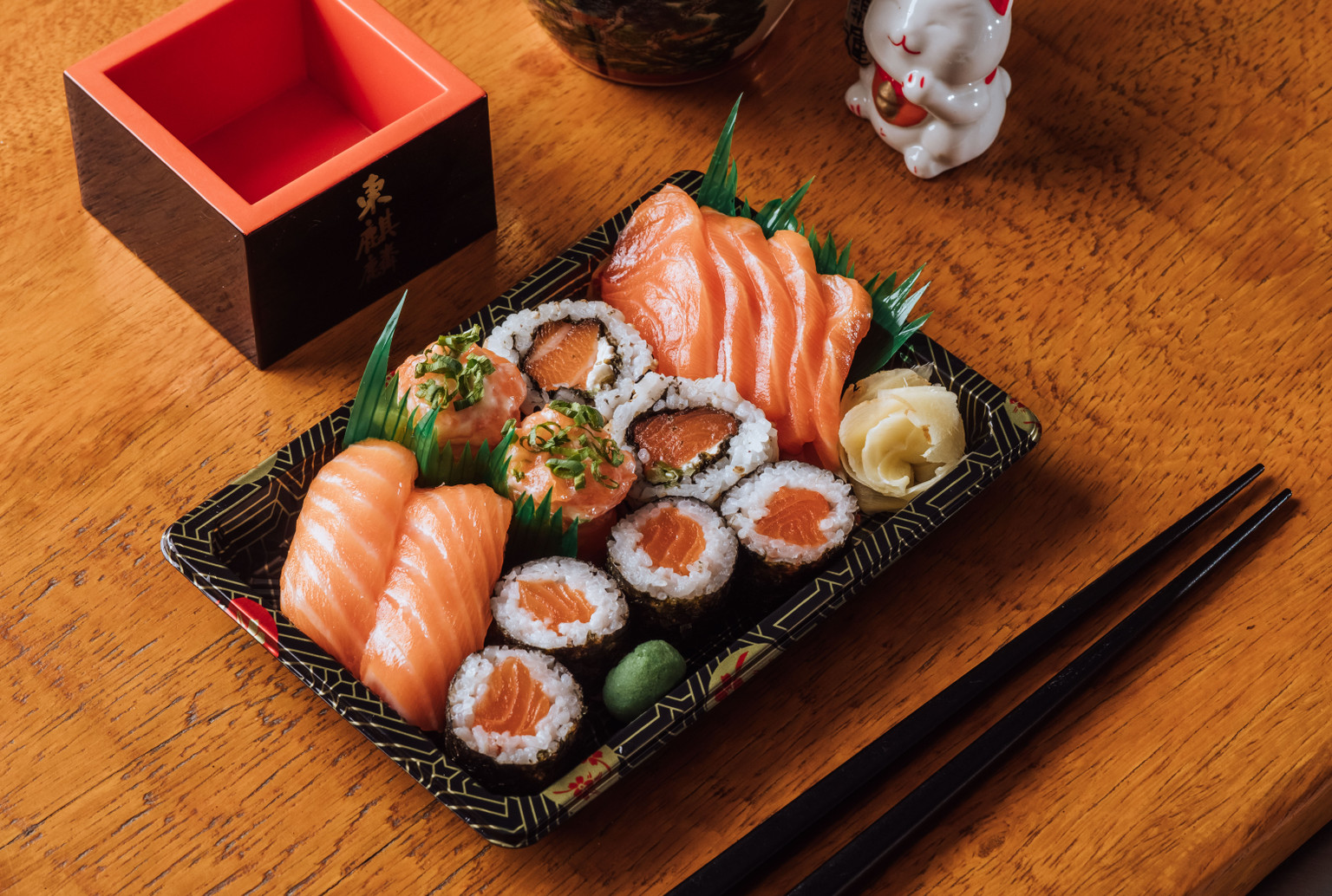 COMBINADO SUSHI SASHIMI 15 PCS