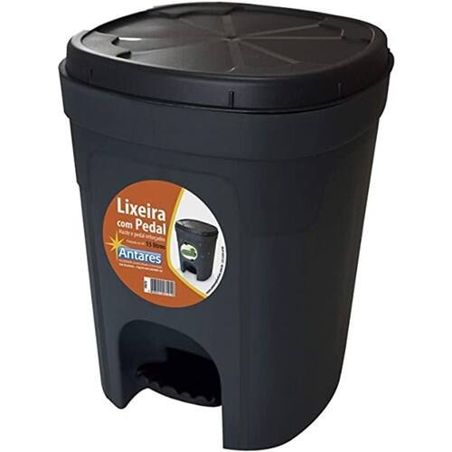 Lixeira Antares com Pedal Unidade 15 Litros