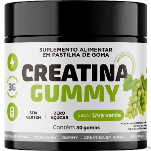 CREATINA GUMMY MAÇA VERDE 30 GOMAS