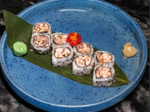 Uramaki Salmon Skin - 8 peças