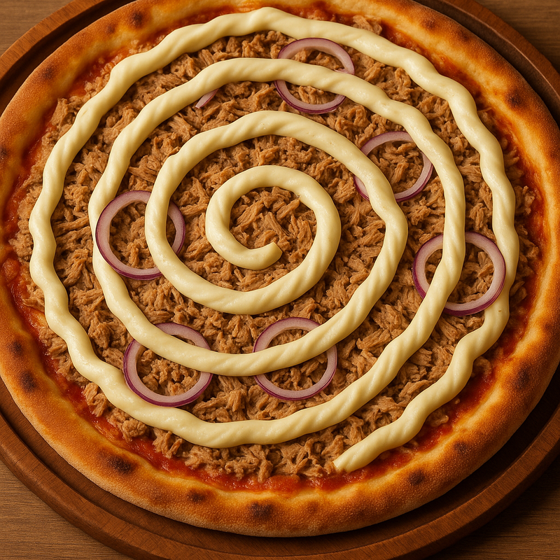 PIZZA DE ATUM C/ CATUPIRY