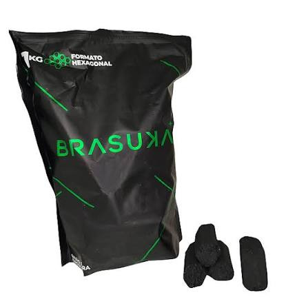 CX CARVÃO BRASUKA 1KG