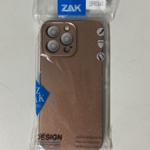 CAPA MARROM C GLITTER IPHONE 15 PRO MAX ZAK