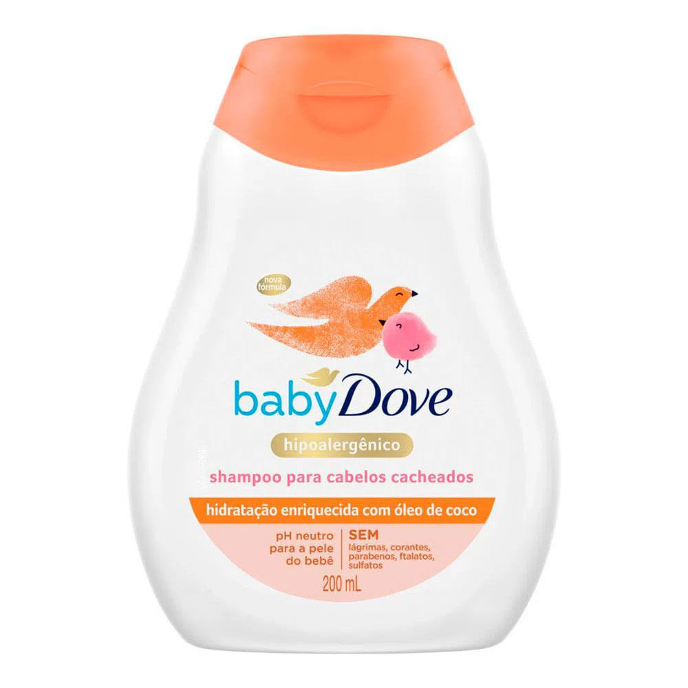 Shampoo Baby Dove 200 ml - Cabelos Cacheados 